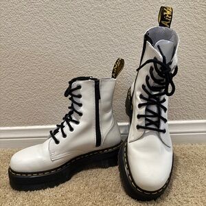 Dr. Martens Jadon Boots in White